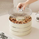 Axyaa Multi-layer Fruit Plate Dried Fruit Dish, Elegant Snack Tray for Home Décor