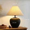 Axyaa Ceramic Floor Lamp: Retro Bedroom & Living Room Indoor Lighting