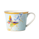Axyaa Ceramic Butterfly Coffee Cup with Lid | Exquisite Afternoon Tea Floral Mug