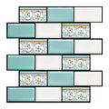 Axyaa 3D Subway Tile Wall Panel Sticker for Kitchen Bathroom Living Room