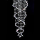 Axyaa Modern Crystal LED Chandelier, Luxury Pendant Light for Bedroom, Hotel, Staircase