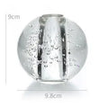 Axyaa Crystal Glass Small Mouth Vase for Flower Arrangement and Decor