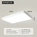 Axyaa LED Ceiling Lamp: Modern Square Indoor Lighting Fixture for Living Room, Bedroom, Dining Room