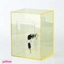 Axyaa Clear Acrylic Money Box with Lock and Keys - Large Capacity