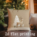 Axyaa Christmas Animal Pattern Cushion Cover for Sofa Bedroom Car
