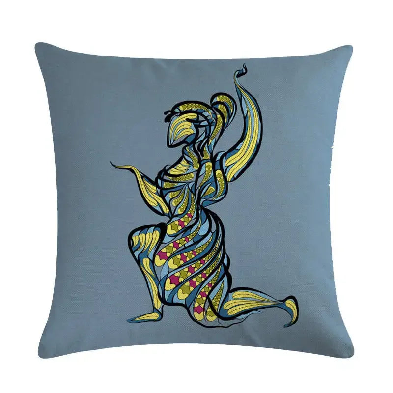 Gemini Libra Taurus Pillow Case by Axyaa: Linen Sofa Car Decorative Cover