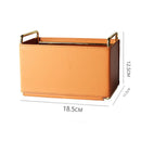Axya Luxury Leather Storage Basket for Living Room, Desktop, Jewelry & Home Decor
