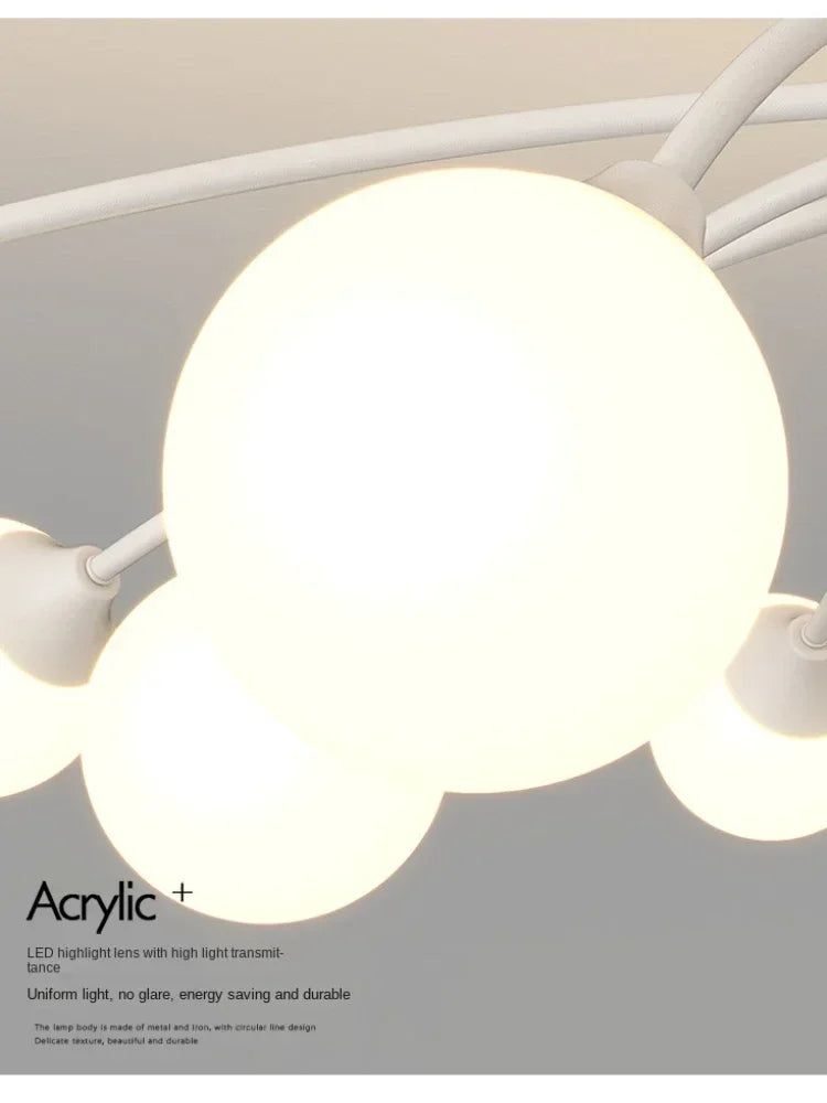 Axyaa Nordic Luxe Chandelier: Modern, Elegant Lighting for Living Room, Dining Room, Bedroom