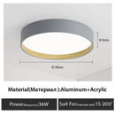 Axyaa LED Circular Ceiling Light for Modern Minimalist Interior Decor