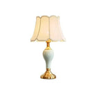 Axyaa Ceramic Table Lamp: Contemporary American Style for Living Room, Bedroom, Hotel Decor