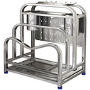 Axyaa Stainless Steel Knife Holder Stand & Utensil Storage Rack