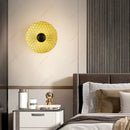 Axyaa Metal Wall Light: Modern Luxury Art Decor Lighting for Living Room