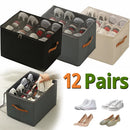 Axyaa Shoe Storage Box Organizer – Foldable, Dustproof, Multifunctional, Space-saving
