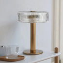 Axyaa Postmodern Glass Floor Lamp LED Light for Living Room Bedroom Dining Table