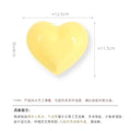 Axyaa Love Heart Ceramic Plate Breakfast Bowl Set Kitchenware