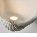 Axyaa Shell Wall Lamp - Retro Resin Design for Bedroom, Living Room & Restaurant