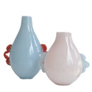 Axyaa Geometric Glass Vase for Home Decor or Flower Arrangement