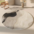 Axyaa Smudged Marble High-End Luxury Carpet: Fluffy Soft Rug for Living Room, Bedroom & More