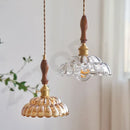 Axyaa Glass LED Pendant Light: Modern Hanging Lamp for Dining Room, Bedroom, Kitchen