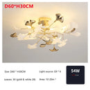 Axyaa Gingko Leaf Ceiling Lamp | Post-modern Designer LED Fixture for Home & Hotel