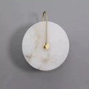 Axyaa Snowflake Marble Wall Lamp - Nordic Luxury LED Hanging Light