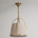 Axyaa Luxury Fabric LED Chandelier for Home Lighting