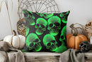 Axyaa Halloween Ghosts Pattern Pillow Cover for Sofa, Bedroom, Car - Cushion Cover