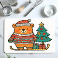 Axyaa Diatom Mud Kitchen Drain Pads, Christmas Tree Absorbent Tableware Mat