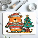 Axyaa Diatom Mud Kitchen Drain Pads, Christmas Tree Absorbent Tableware Mat