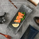Axyaa Sushi Restaurant Ceramic Plate Large Rectangular Simple Dim Sum Plate