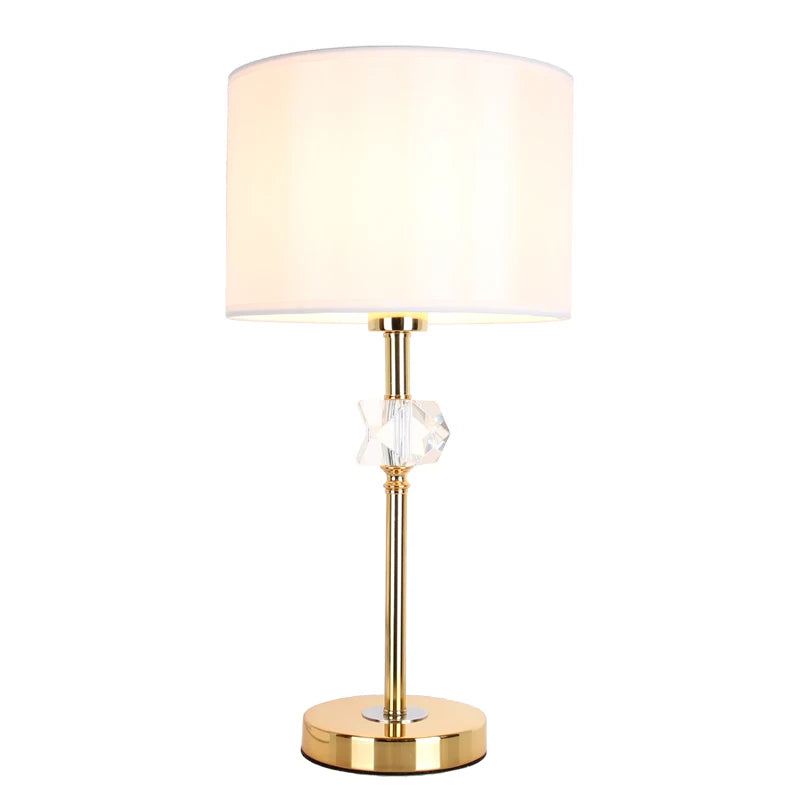 Axyaa Modern Golden Crystal Table Lamp - Affordable, Romantic, Cozy Night Light