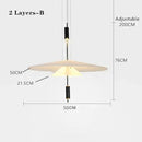 Axyaa LED UFO Chandelier Saucer Pendant Light for Home Decor