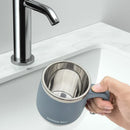 Axyaa 500ml Insulated Stainless Steel Coffee Mug with Lid, for Hot and Cold Drinks