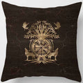Axyaa Dark World Tree Print Pillow Cover - Home Decor Essential