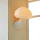 Axyaa Nordic Mushroom Wall Lamp: Creative Wabi Sabi LED Indoor/Outdoor Light