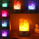 Axyaa Himalayan Salt Lamp USB Multicolor Night Light