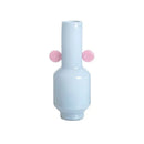 Axyaa Stained Glass Vase with Floral Arrangement Ears Bouquet Holder