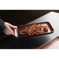 Axyaa Black Walnut Wooden Breakfast Snack Dish Hotel Cafe Tableware