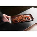Axyaa Black Walnut Wooden Breakfast Snack Dish Hotel Cafe Tableware