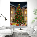 Axyaa Christmas Tree Tapestry Wall Hanging Holiday Decoration