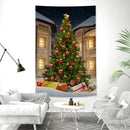 Axyaa Christmas Tree Tapestry Wall Hanging Holiday Decoration