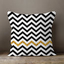 Axyaa Gold Heart Art Print Cushion Cover - Nordic Style Sofa Pillowcase