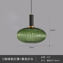 Axyaa Retro LED Glass Pendant Lamp for Home Decor Lighting