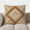 Axyaa Crosswoven Pattern Decorative Throw Pillow Cover for Sofa, Bedroom, Car