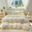 Axyaa Cloud Cotton Lace Summer Quilt Set - Single Thin Cool Quilt