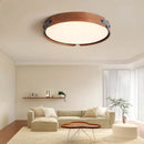 Axyaa Wooden Artificial Leather Ceiling Lamp Chandelier