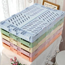 Axyaa 5-Color Foldable Stackable Baskets Set for Desk Organization