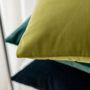 Green Velvet Throw Pillow Cover 45*45cm - Axyaa Ultra Soft Pillowcase