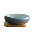 Axyaa Ceramic Lotus Fish Tank Bowl Pet Drinking Bowl, High-grade Creative Irregular Design