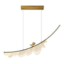 Axya Luxury Copper Chandelier: Modern Italian Designer Light for Restaurant and Bar